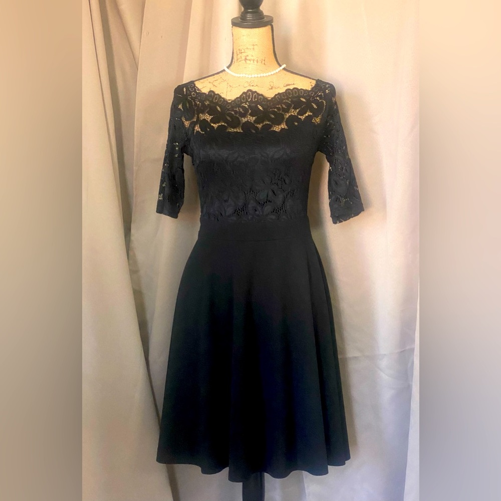 Black Bridesmaid/Cocktail Dress